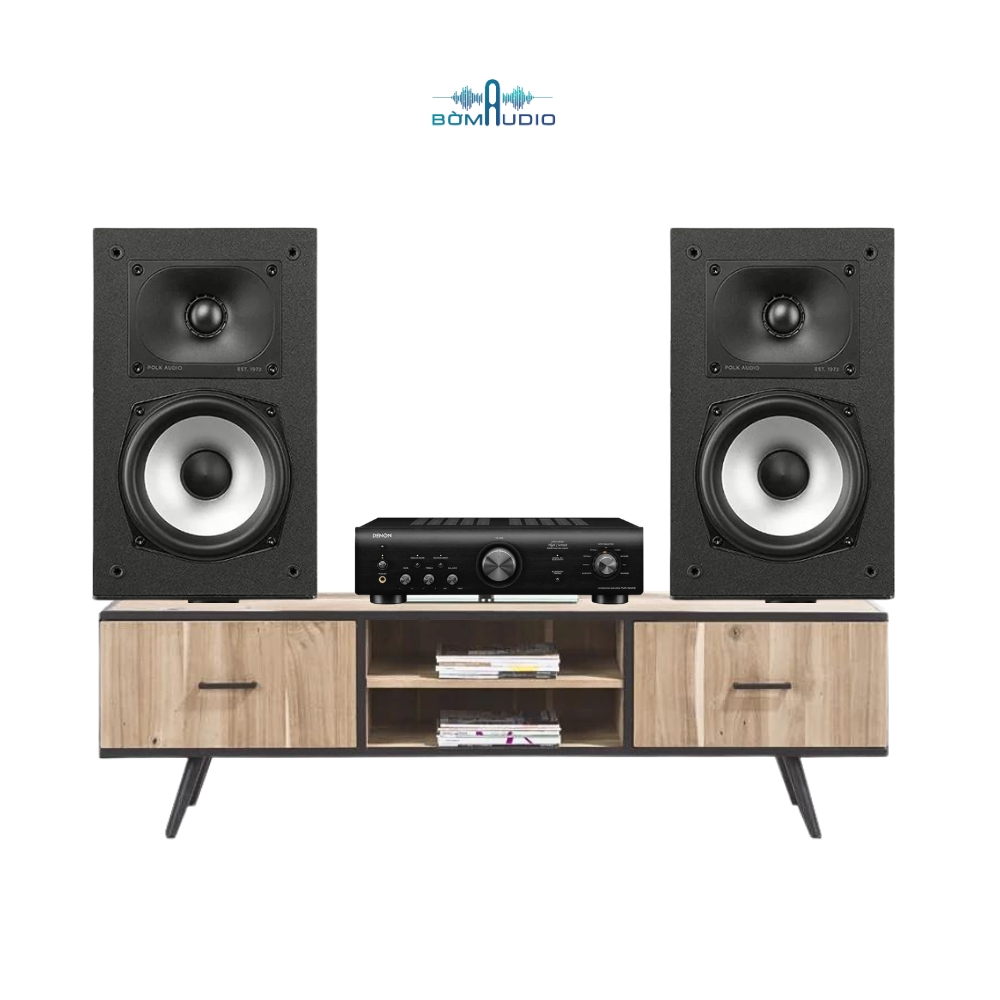 Combo Amply DENON PMA-600NE + Loa Bookshelf POLK AUDIO MONITOR XT20 - B381_thumbnail_0