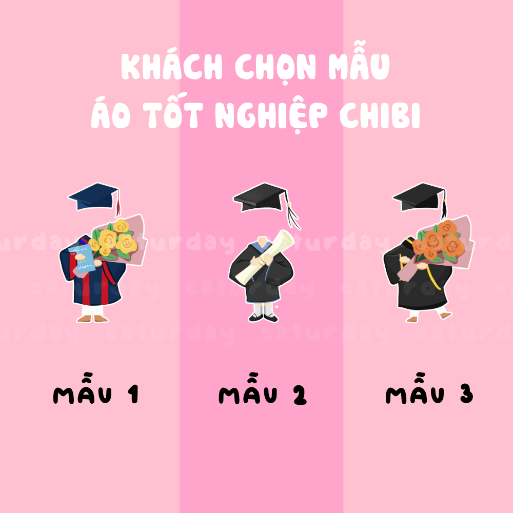 [ HỎA TỐC ] KHUNG ẢNH GHÉP ĐỒ TỐT NGHIỆP CHIBI - quà tặng Tốt nghiệp - chúc mừng Tốt nghiệp_thumbnail_1