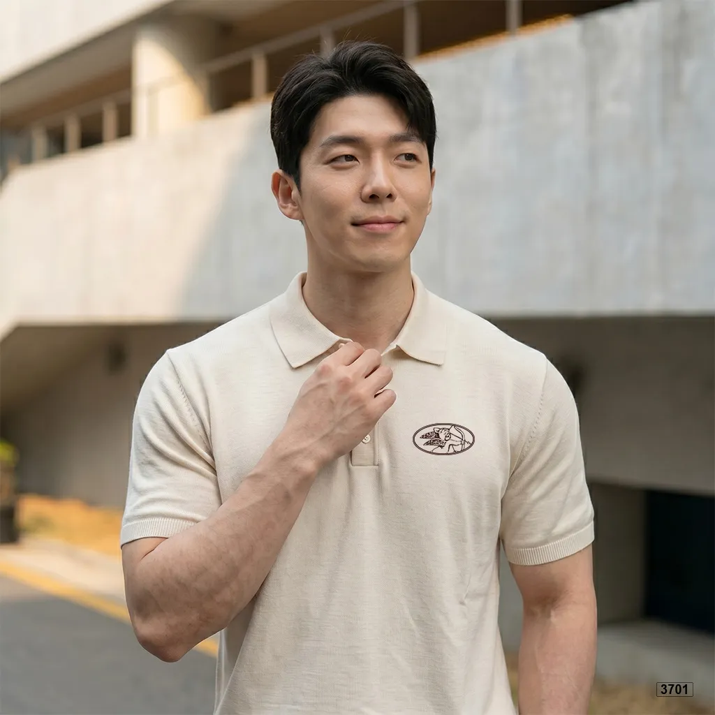 Áo polo nam chất cá sấu phong cách cổ điển Polux 3701_thumbnail_5