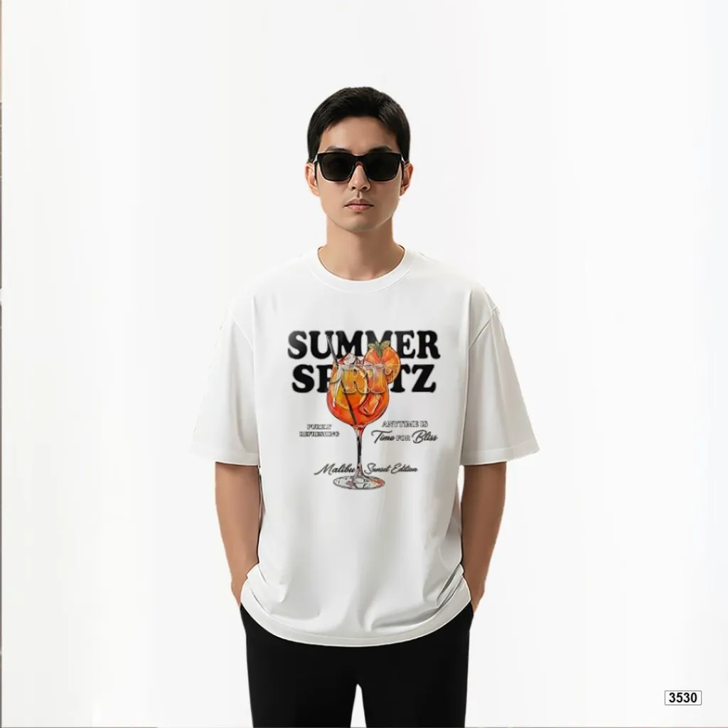 Áo thun nam form rộng Summer Spritz TeePrint 3530_thumbnail_1