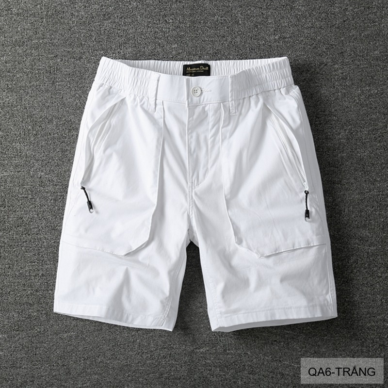 QA6 - Quần short nam dáng rộng phong cách Hàn Quốc, chất cotton thoáng mát, ống đứng, 5 tấc, có túi kéo_thumbnail_1