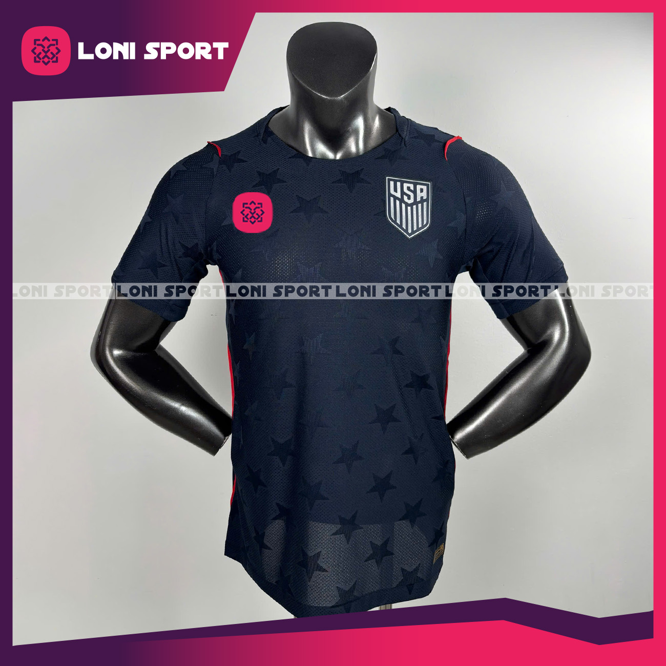 Áo Mỹ sân khách đen World Cup 2026 - SF