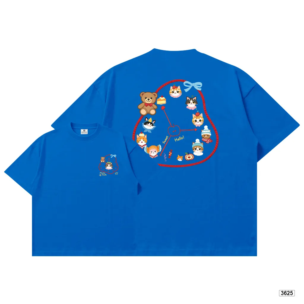Áo thun nữ form boxy thiết kế hoạt hình thú cưng đáng yêu Miucho 3625_thumbnail_16