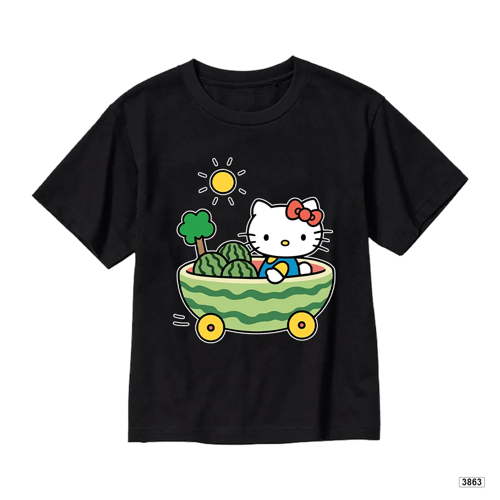 Áo thun bé gái form rộng Kittie Watermelon Kado 3863_thumbnail_8