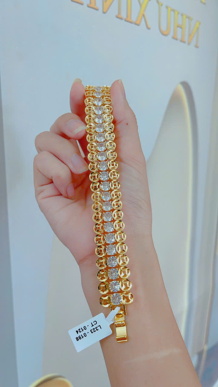 Lắc Tay Kim Tiền 3 Hàng_thumbnail_2
