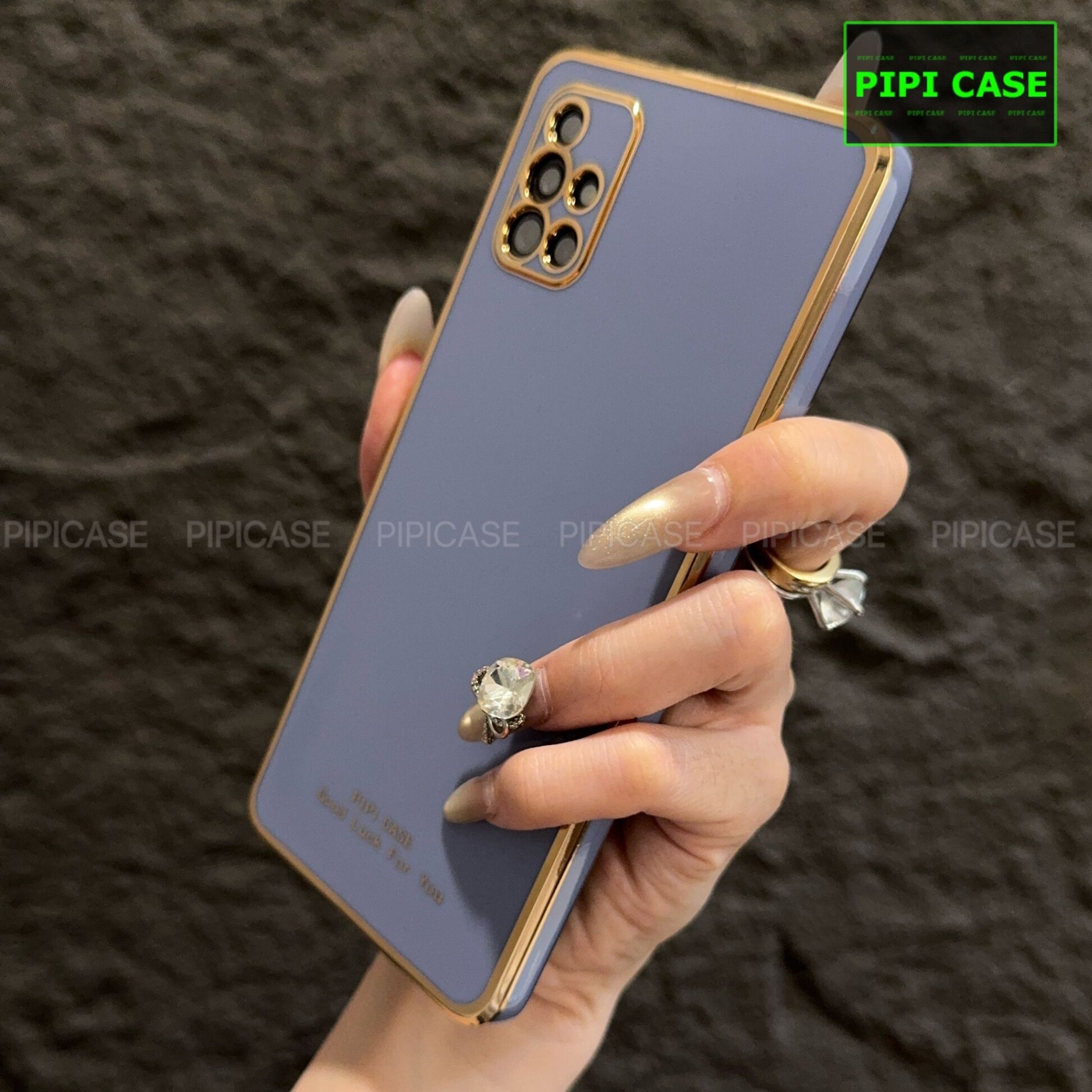 Ốp Lưng Samsung A51 - Royal - Xám