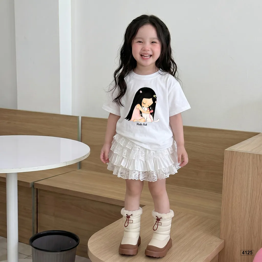 Áo thun trẻ em hoạt hình bé gái Kado 4125_thumbnail_3