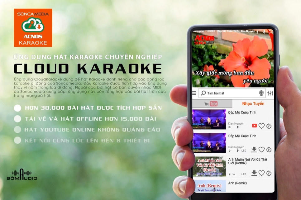 Kết nối ứng dụng Cloud Kraoke