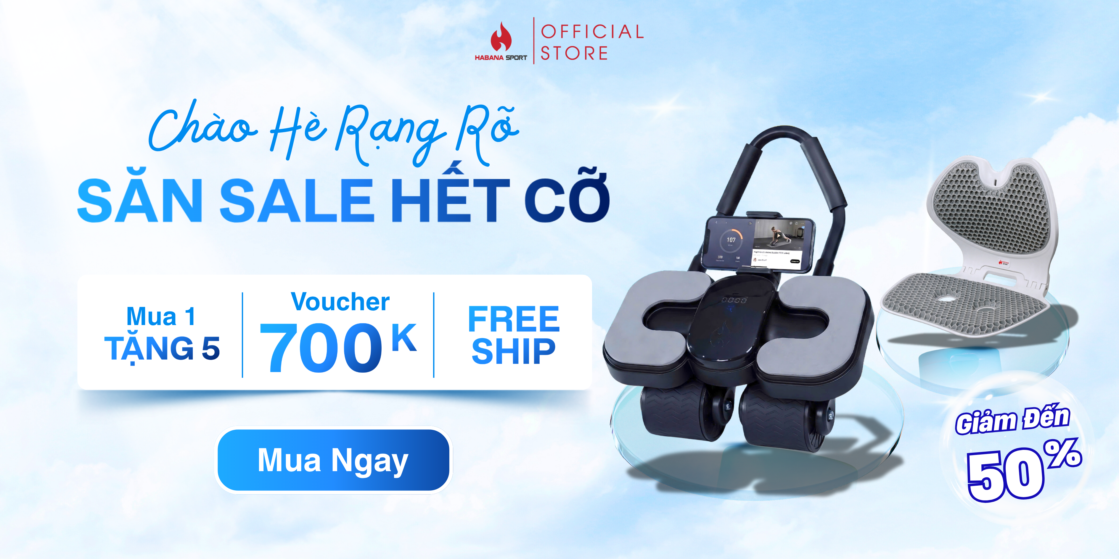 Xanh Hiện Đại Sale Deal Ưu Đãi Sản Phẩm Mùa Hè Banner Ngang