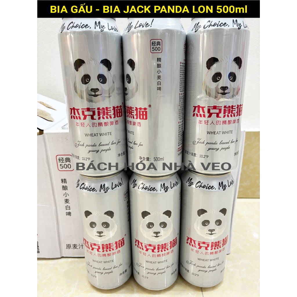 Bia gấu trung quốc, bia trắng trung quốc hàng chuẩn lon 500ml thùng 12 lon