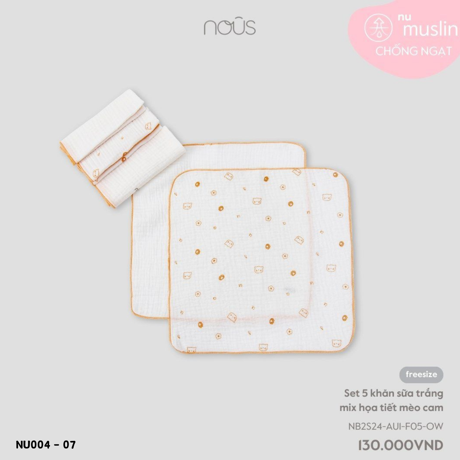Set 5 khăn sữa muslin NOUS_thumbnail_3