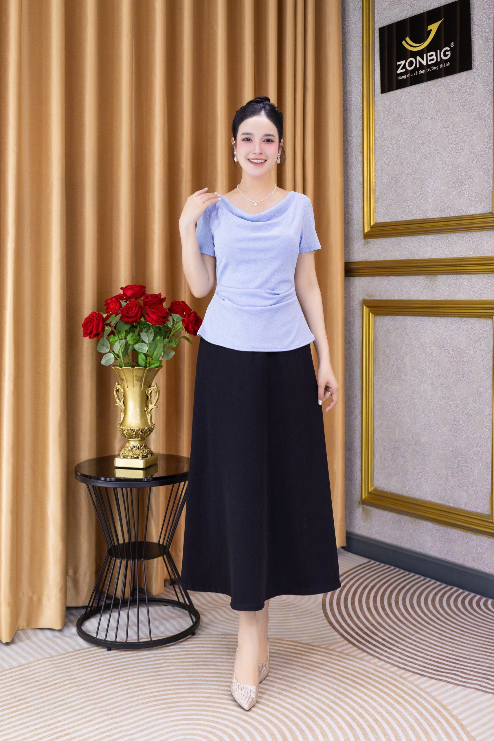 Áo kiểu - A1999 - Thương hiệu Zonbig