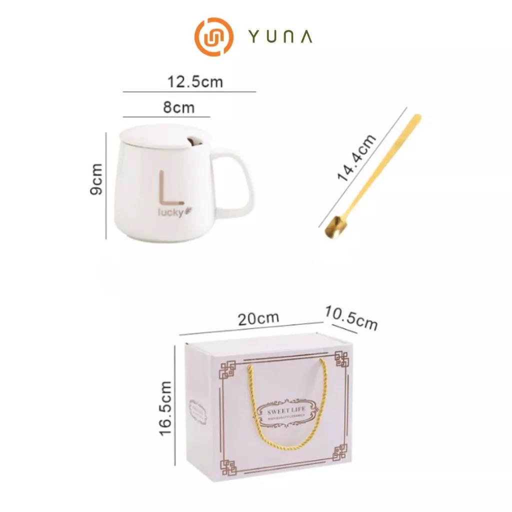 Set Cốc Sứ Kèm Hộp Quà Cao Cấp – Ly Uống Nước Decor Siêu Xinh, Tặng Kèm Thìa & Thiệp_thumbnail_7