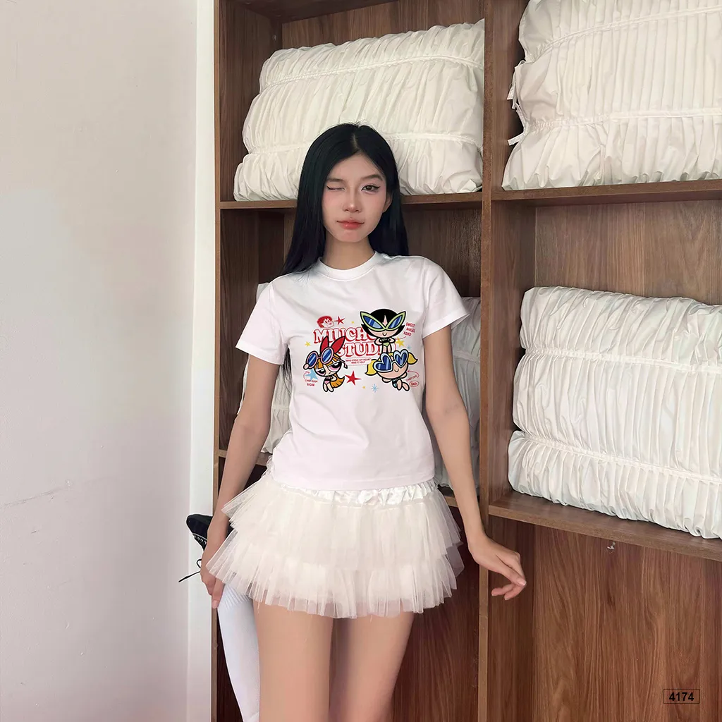 Áo thun babytee Powerpuff Girl Miucho 4174_thumbnail_4