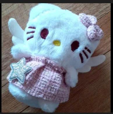 Móc Chìa Khóa Cunbag Váy Hồng Kawaii Thiên Thần Hellooo Kittyyy Sang Trọng Đồ Chơi Quà Tặng PK045_thumbnail_5