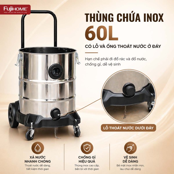 Máy hút bụi công nghiệp Fujihome VC40N_thumbnail_4