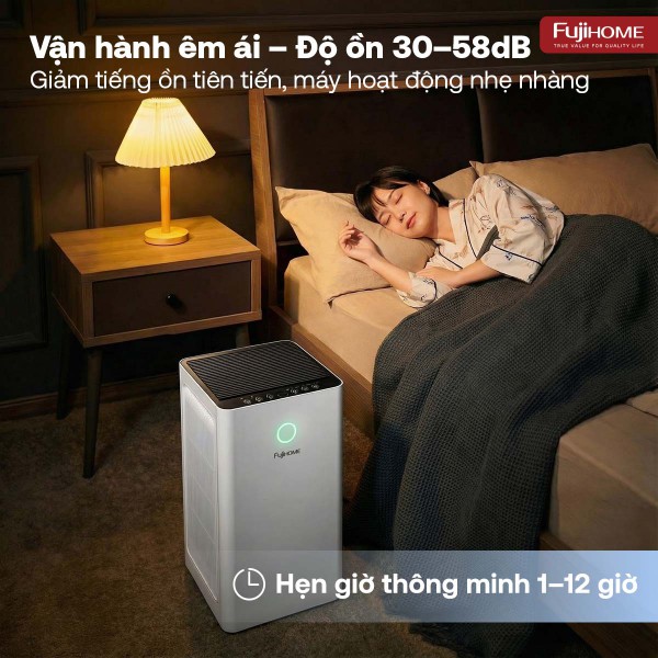 Máy lọc không khí thông minh Fujihome AP5Pro có kết nối điều khiển quả Wifi_thumbnail_7