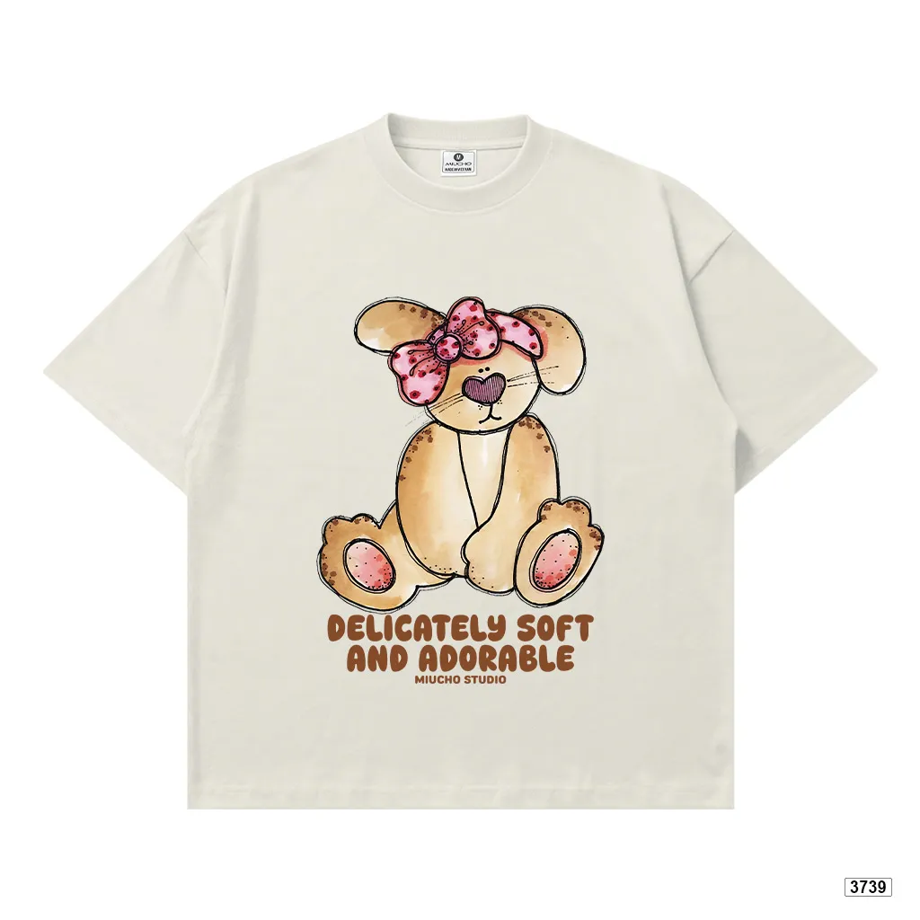 Áo thun nữ form boxy mùa hè chất thoáng mát phong cách dễ thương Miucho 3739_thumbnail_10