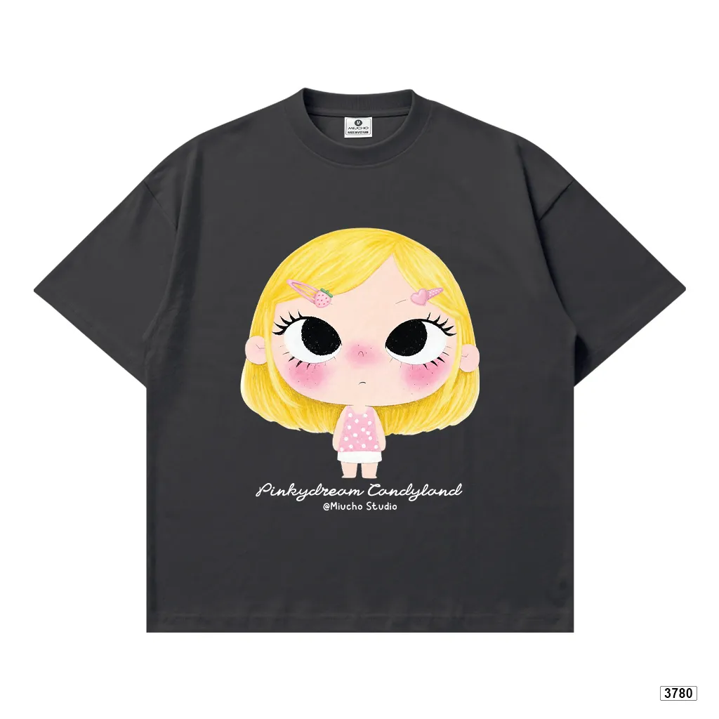 Áo thun nữ form boxy Kawaii Girl bé gái dễ thương style Hàn Quốc Miucho 3780_thumbnail_13