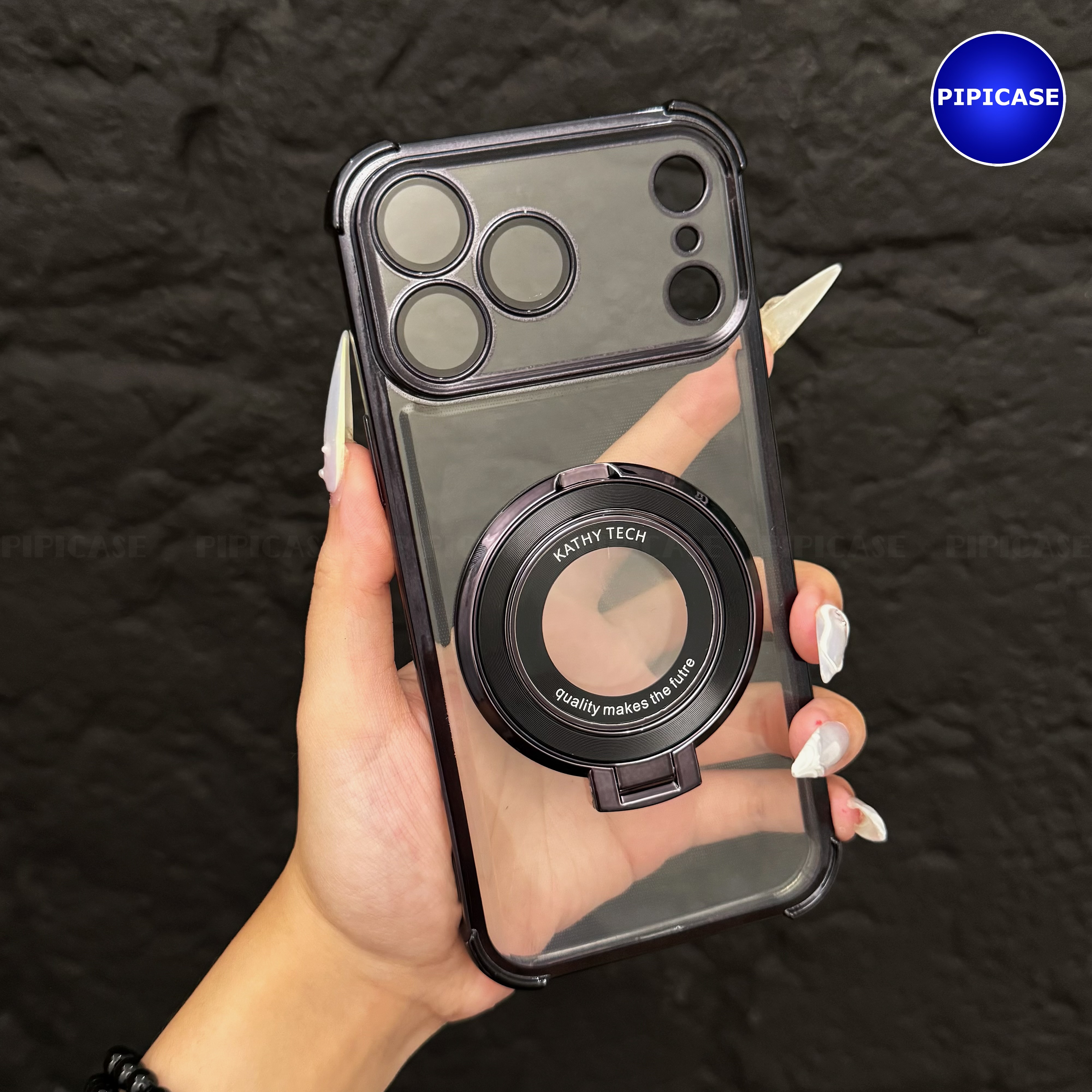 Ốp Lưng iPhone 17 Pro - Ven - Đen_thumbnail_3