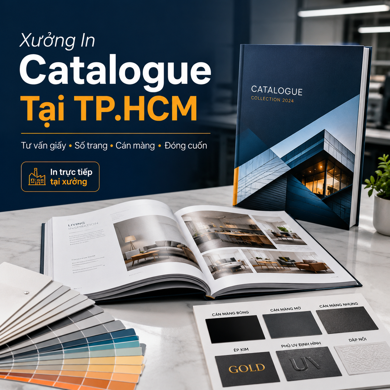 Xưởng In Catalogue Tại TP.HCM | Giá Xưởng, Kiểm File