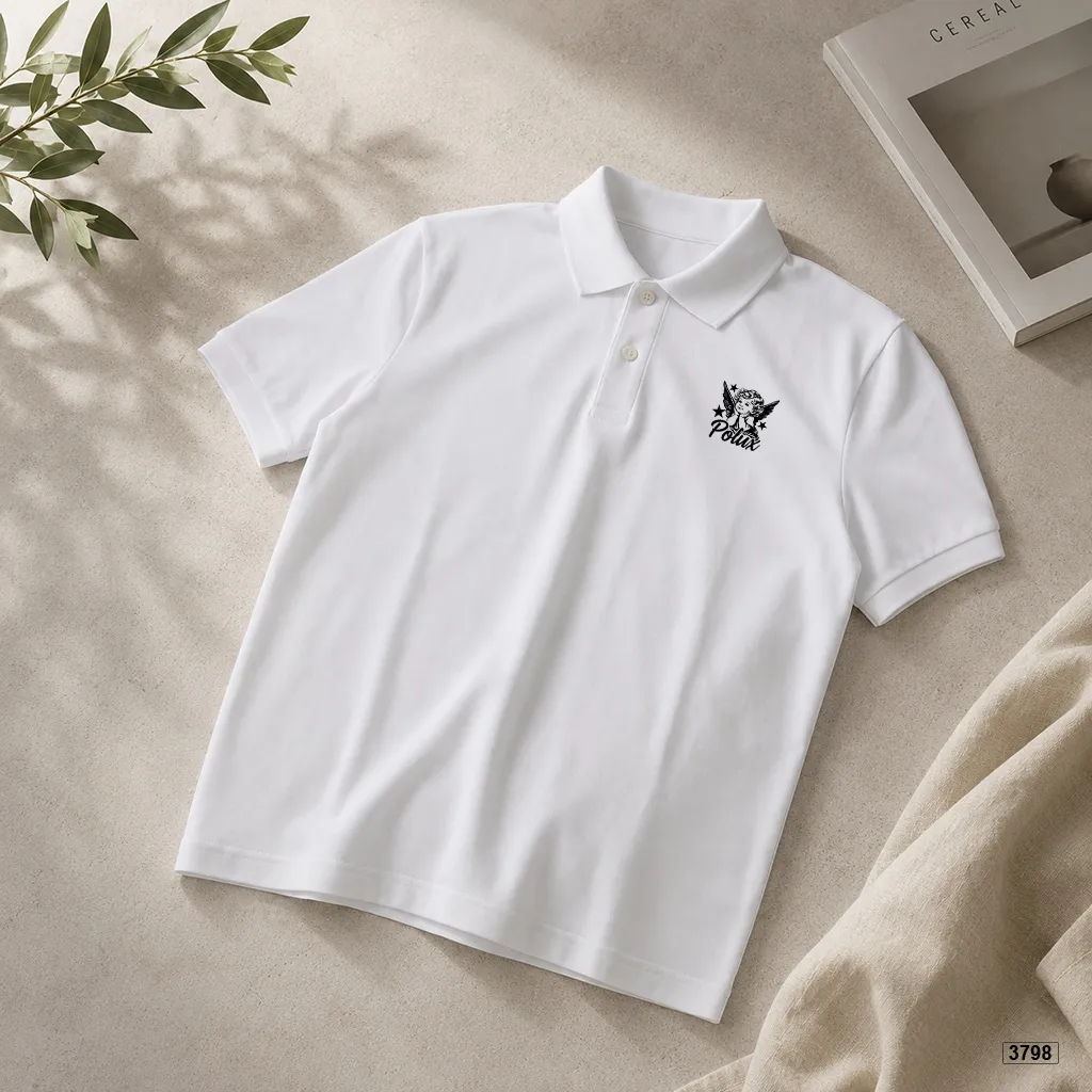 Áo polo cá sấu cao cấp basic chất poly co giãn thoáng khí Polux 3798_thumbnail_7