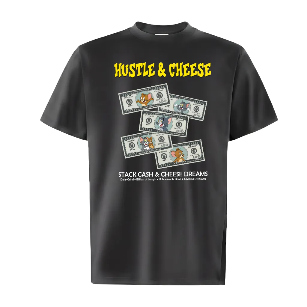 Áo thun nam form oversize local brand Hustle and Cheese TeePrint 3757_thumbnail_9