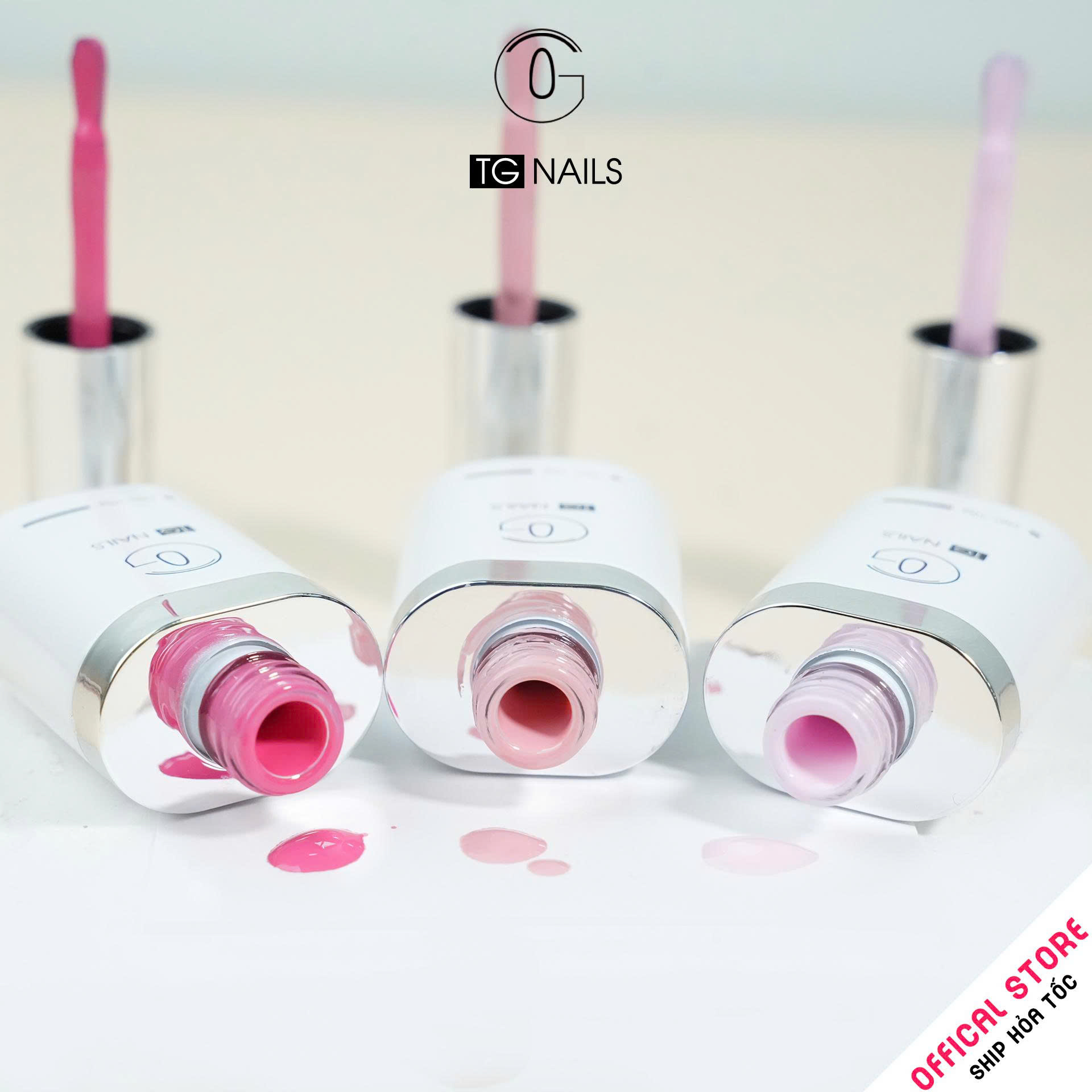 Sơn móng TG Nails gel. Khối lượng tịnh: 10g/ lọ. Nhãn hàng TG nail gel - Com bo Sơn GEL 6 màu Pastel_thumbnail_4