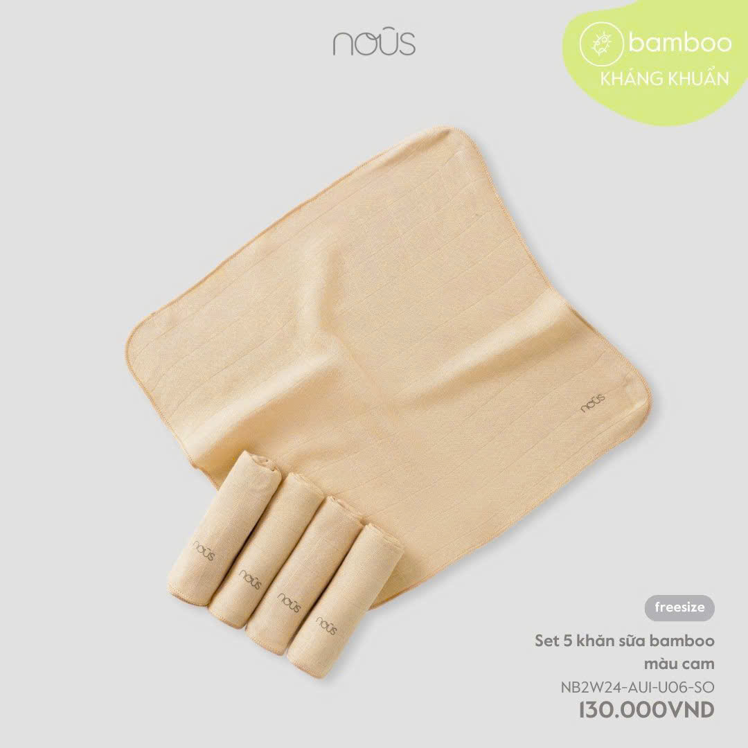 Hộp 5 khăn sữa Bamboo NOUS_thumbnail_8