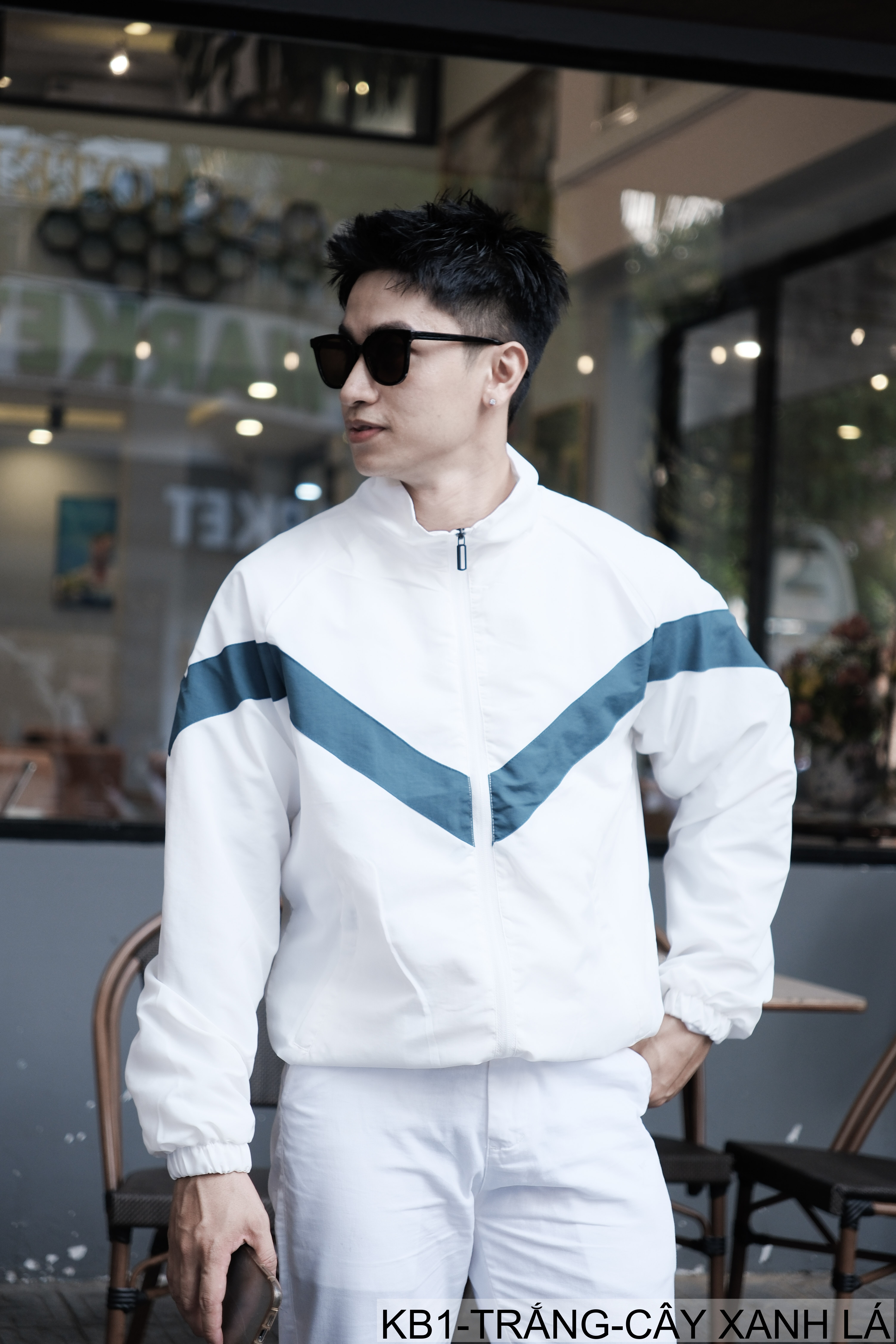 KB1 - Áo khoác nam thể thao phối màu năng động, form rộng rãi, mùa xuân thu_thumbnail_4