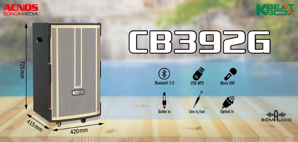 Đánh giá chi tiết loa karaoke di động Acnos CB392G