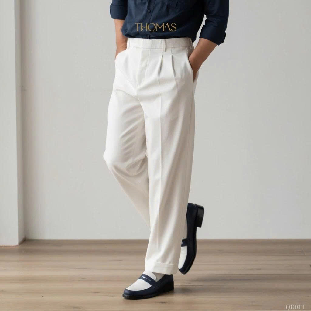 Quần Âu Merlin Trousers Lơ-Vê Vải Tuytsi Form Straight_thumbnail_2