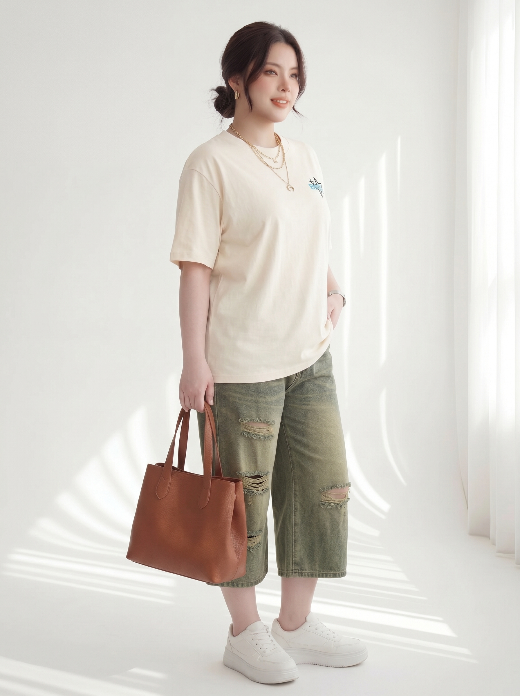 BIGSIZE NỮ - Quần jean lửng rách T-QSJ4019_thumbnail_2