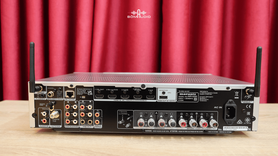 Hình ảnh chụp thực tế Amply Marantz NR1200 tại Bờm Audio