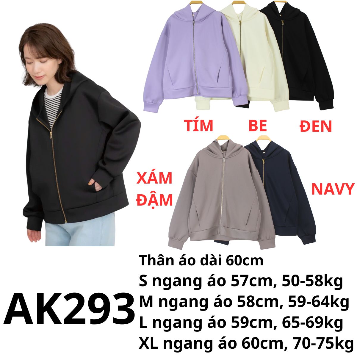 AK293- Áo khoác nhật