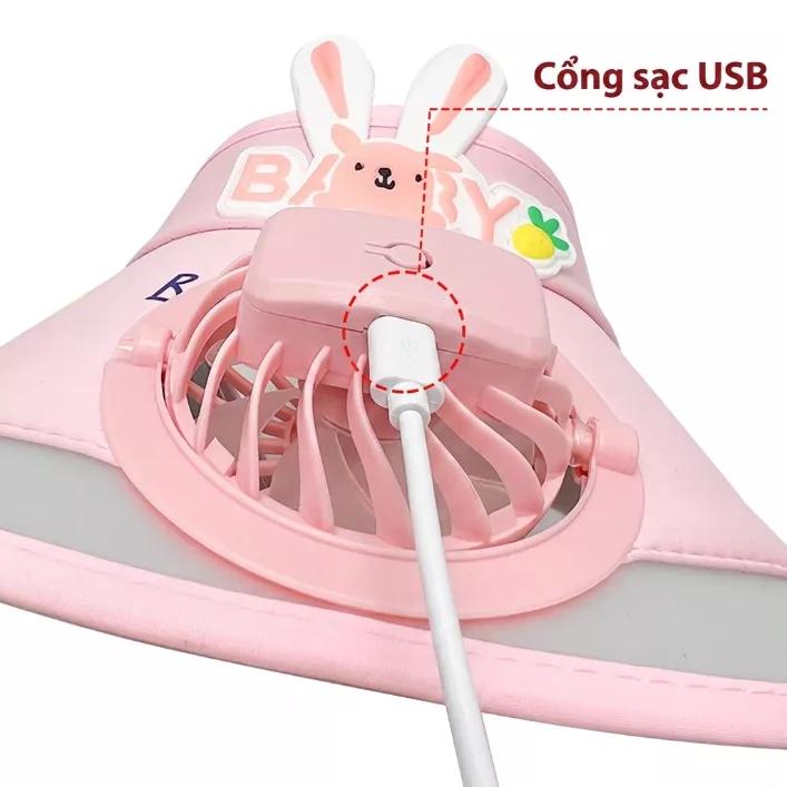 Mũ Chống Nắng Gắn Quạt Cho Bé_thumbnail_5