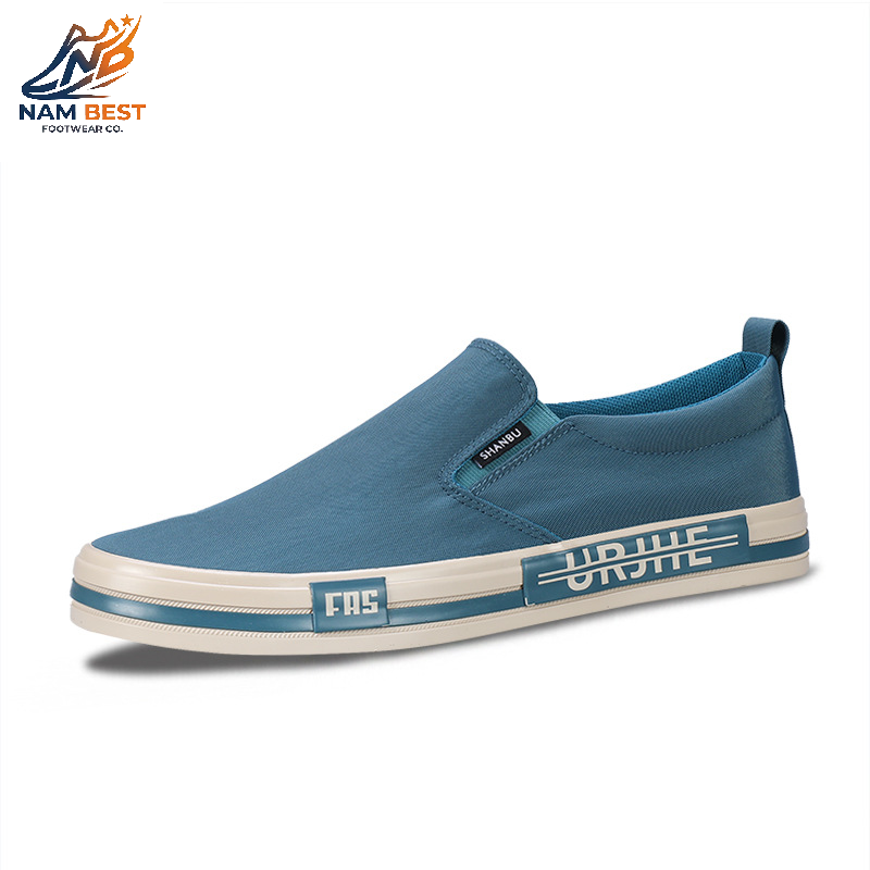 Giày Vải Canvas Slip On Phong Cách - Giày Lười Vải Đế Bằng Hot Trend_thumbnail_7