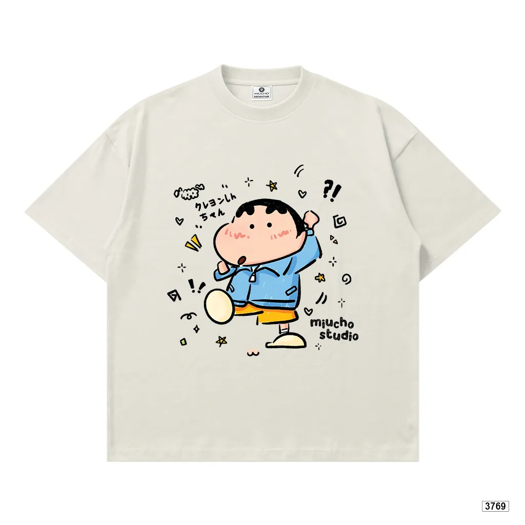 Áo thun nữ form boxy Shinnosuke phong cách đáng yêu Miucho 3769_thumbnail_11