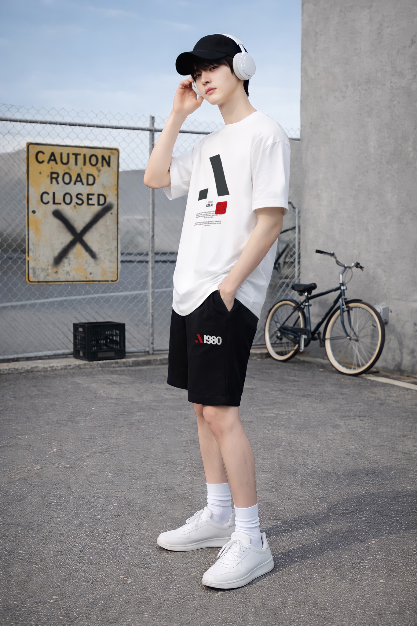 Áo phông bé trai màu trắng in EST 80_thumbnail_2