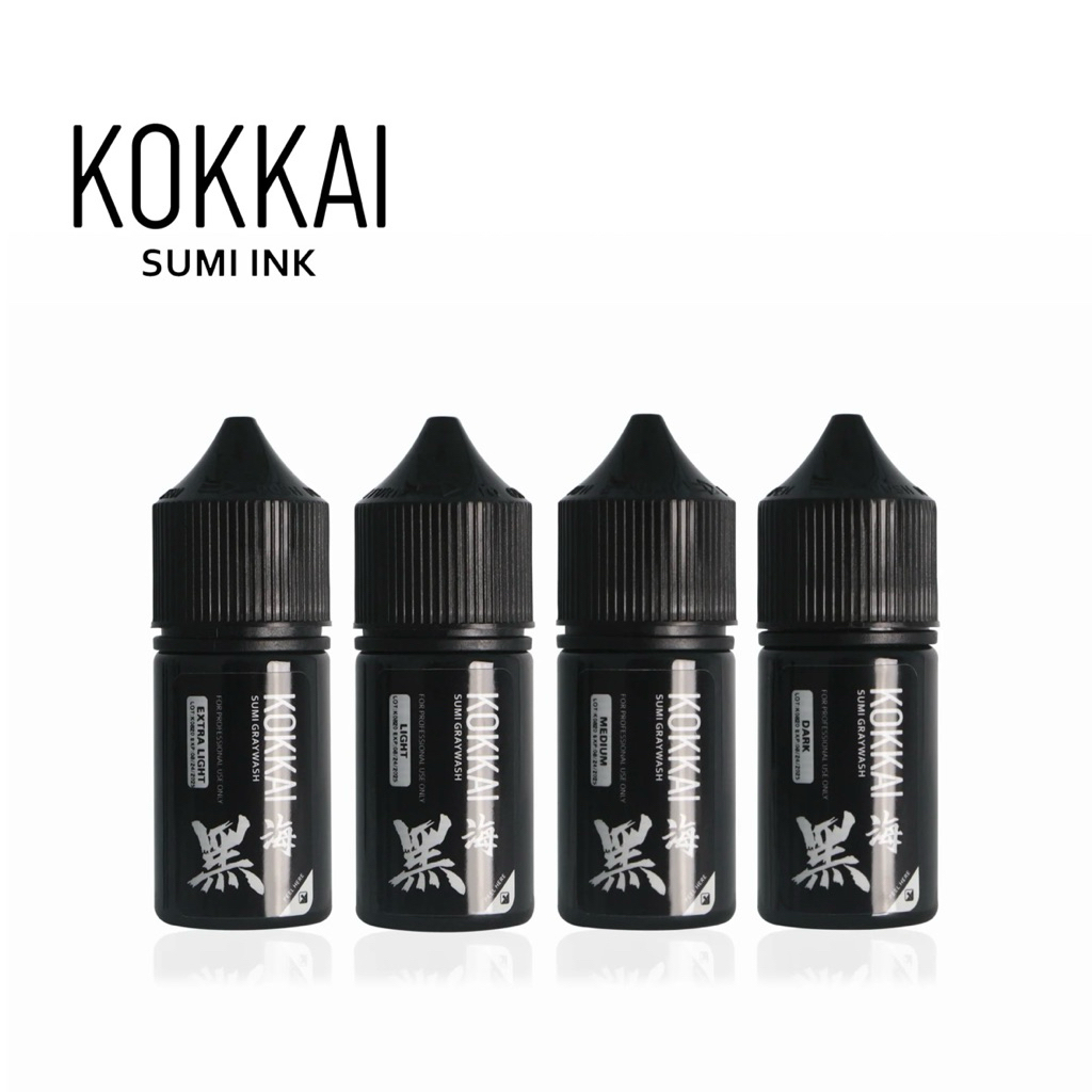 GreyWash Set - KOKKAI SUMI INK (HSD: 2029 & 2030)