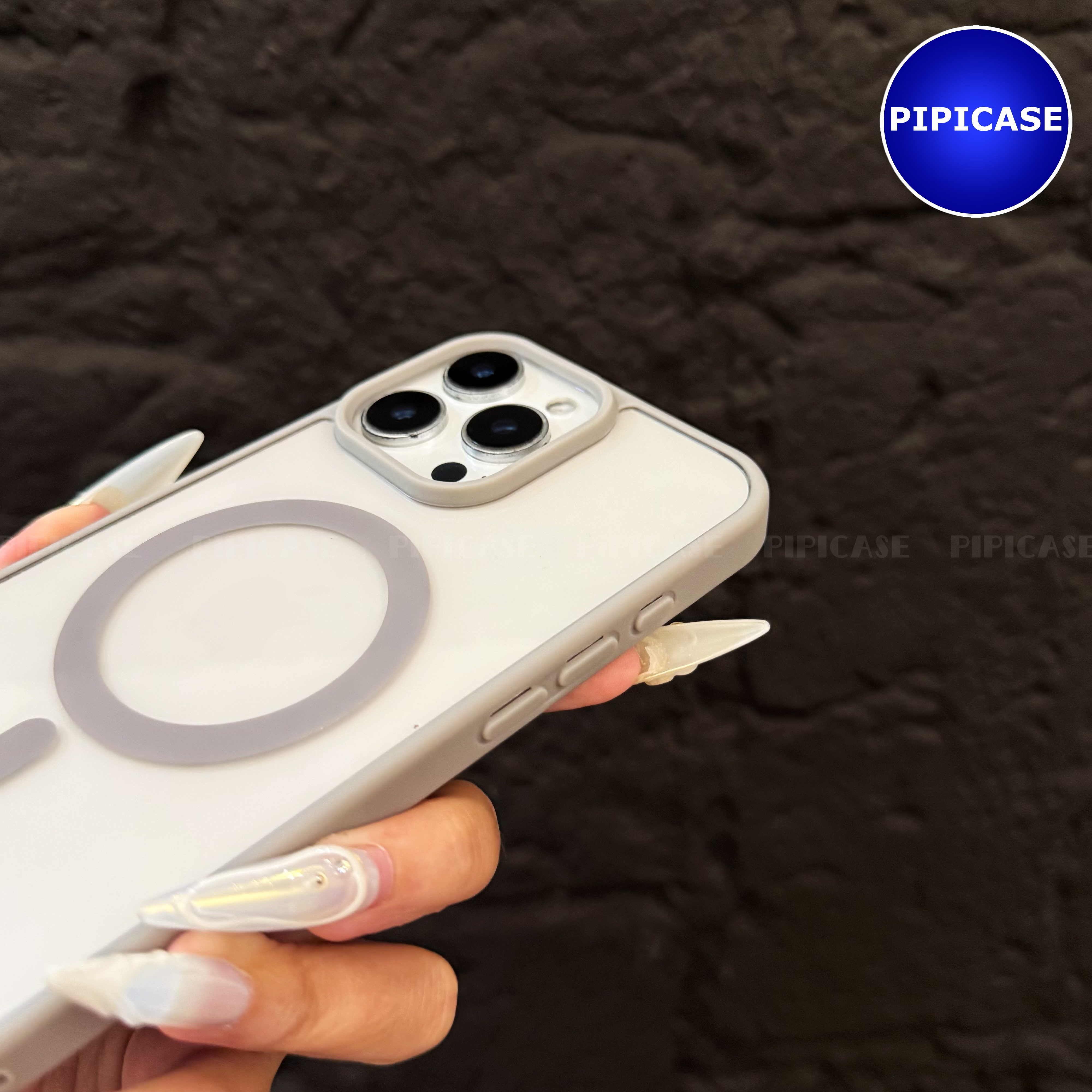 Ốp Lưng iPhone 16 Pro - Chic - Xám_thumbnail_5