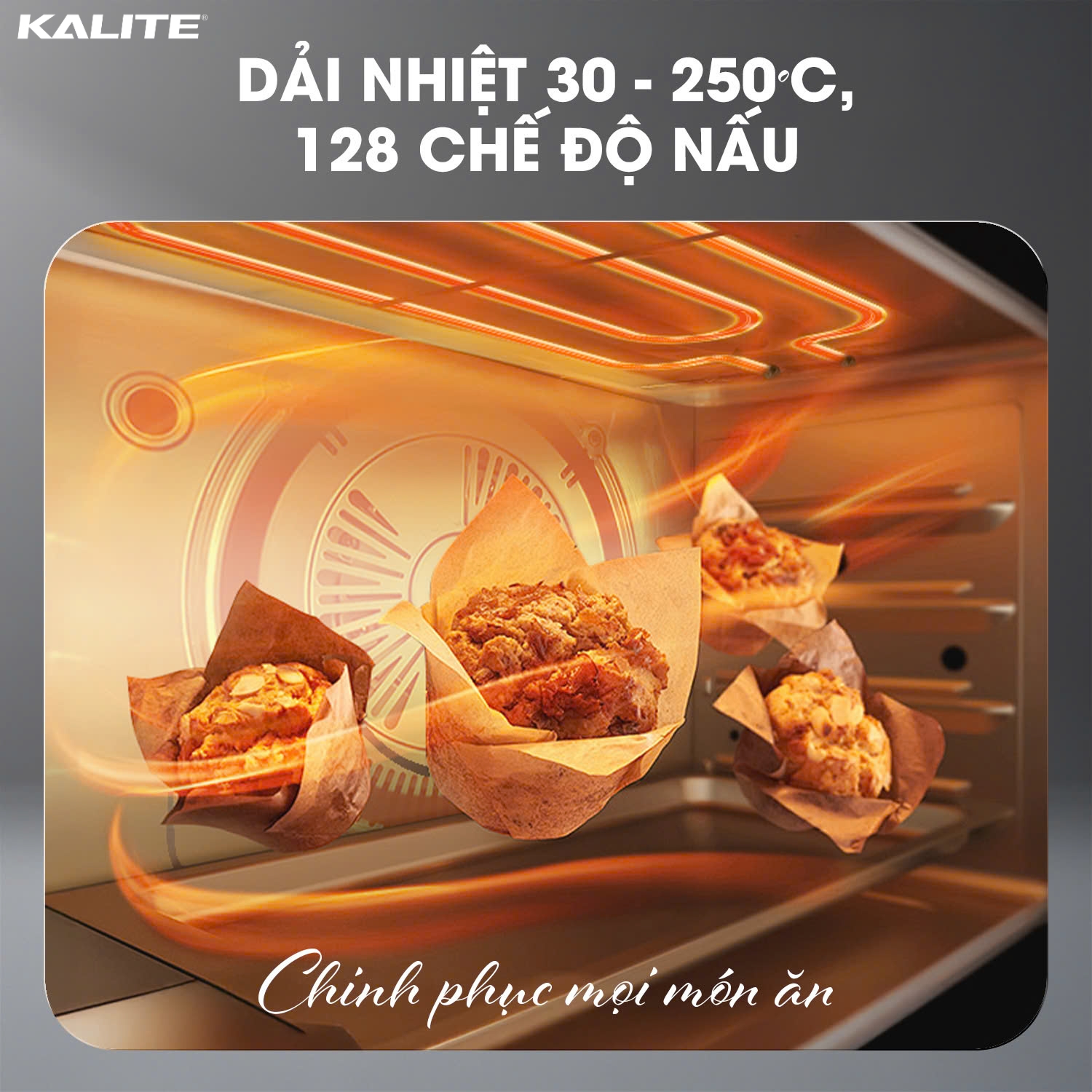 Nồi chiên hơi nước KALITE STEAM FUSION PRO, 4in1 chiên, hấp, nướng, rã đông, 20 lít_thumbnail_4
