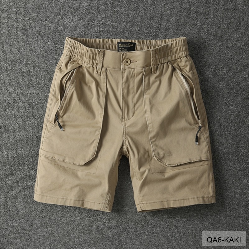 QA6 - Quần short nam dáng rộng phong cách Hàn Quốc, chất cotton thoáng mát, ống đứng, 5 tấc, có túi kéo_thumbnail_30