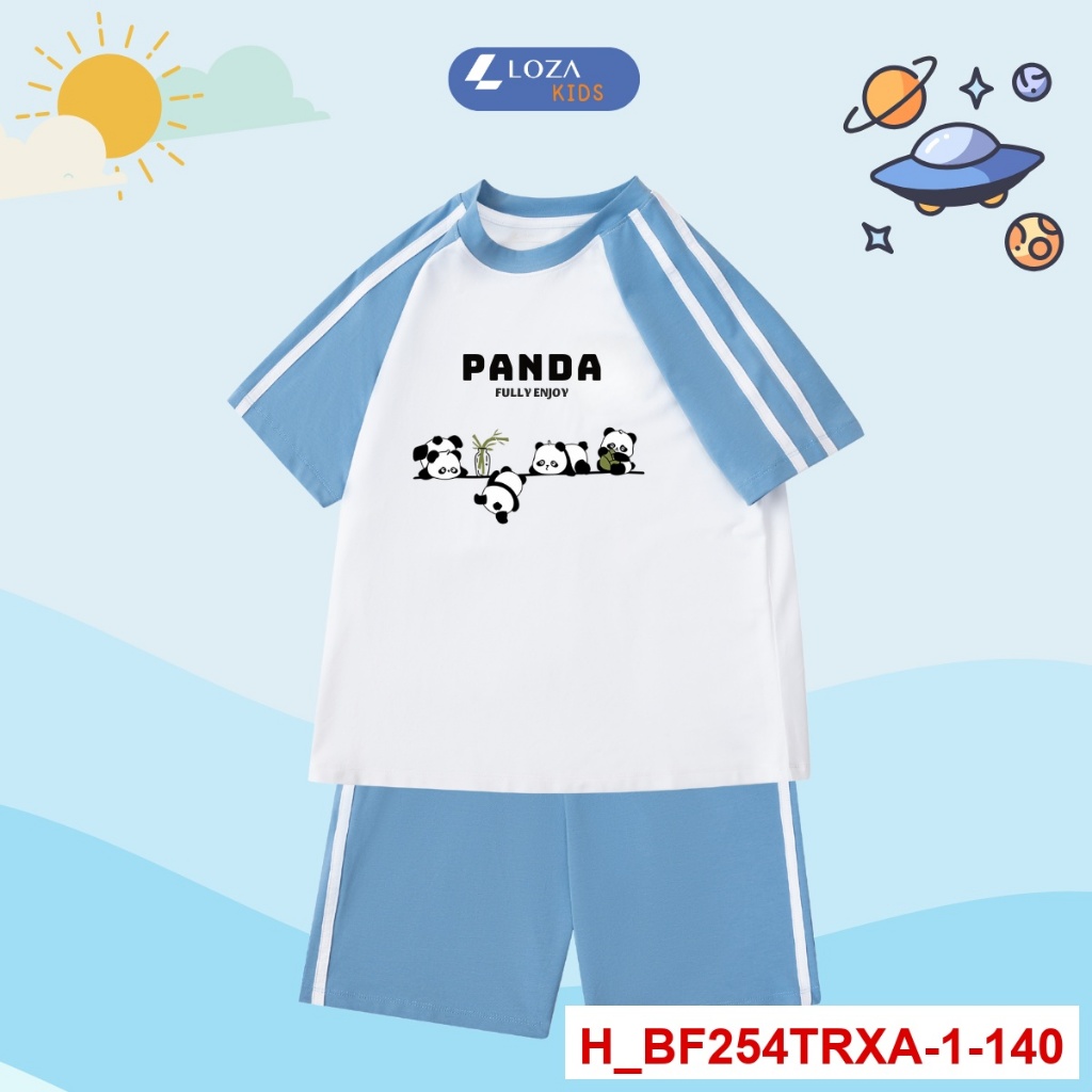 [XẢ KHO] Set bộ thun phối bé trai, bé gái lẻ size size từ 15-40kg - Loza Kids XABF01_thumbnail_17