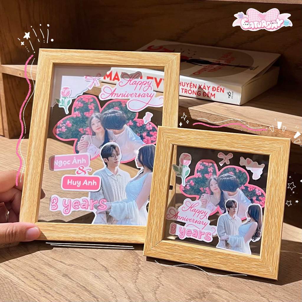 Khung ảnh TRONG SUỐT Anniversary tặng người yêu, anh yêu, em yêu, tình yêu_thumbnail_1