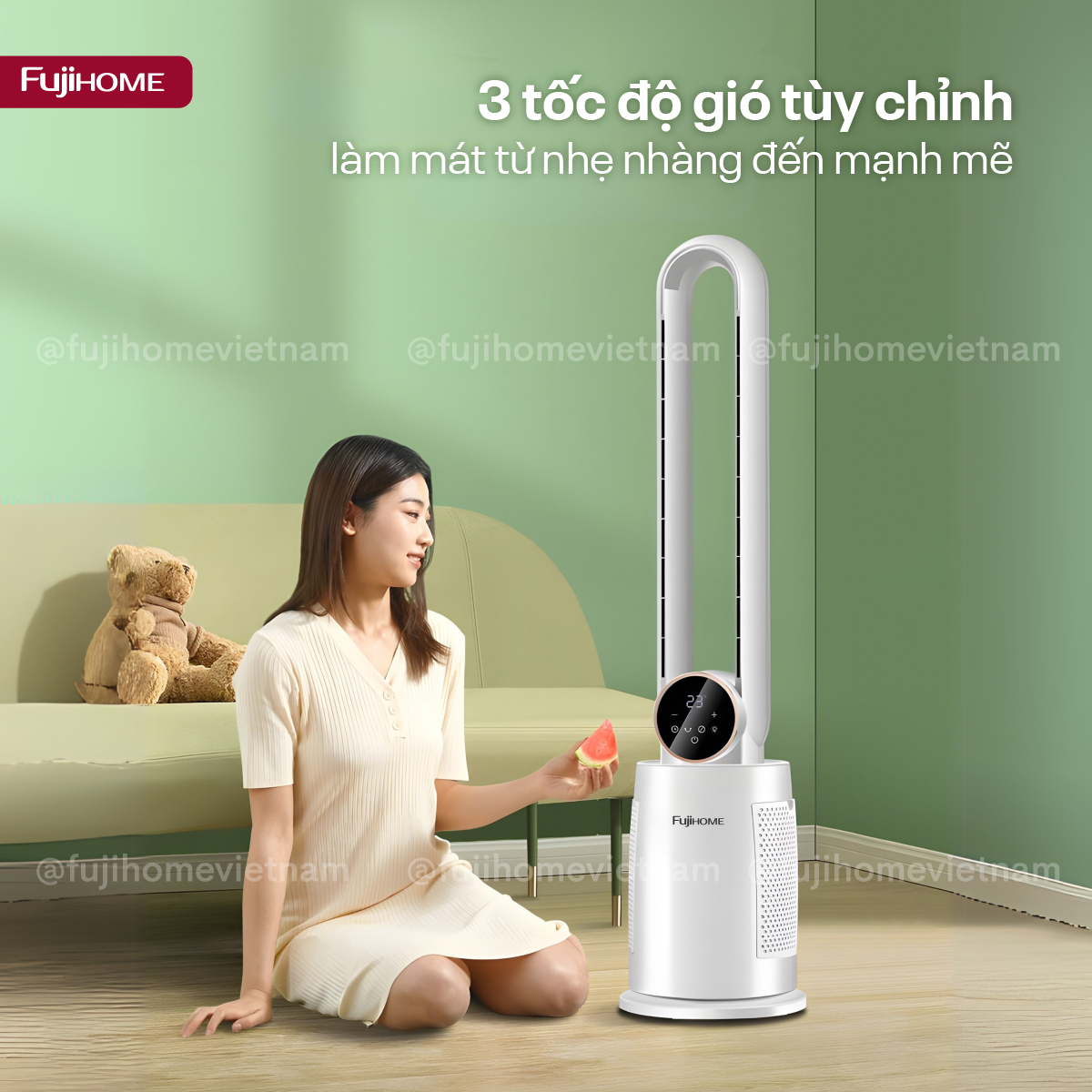 Quạt không cánh tích hợp lọc không khí bằng ion Fujihome BF-03R_thumbnail_7