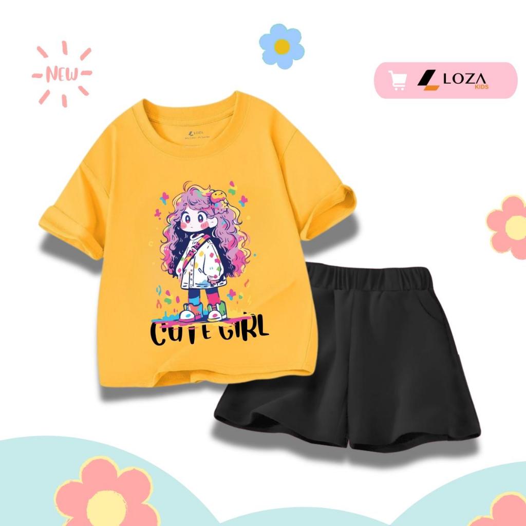 [XẢ KHO SIZE BỘ 150] Bộ đồ cho bé gái nhiều mẫu - Quần áo bé gái từ 30-35kg - Loza Kids XB008_thumbnail_21