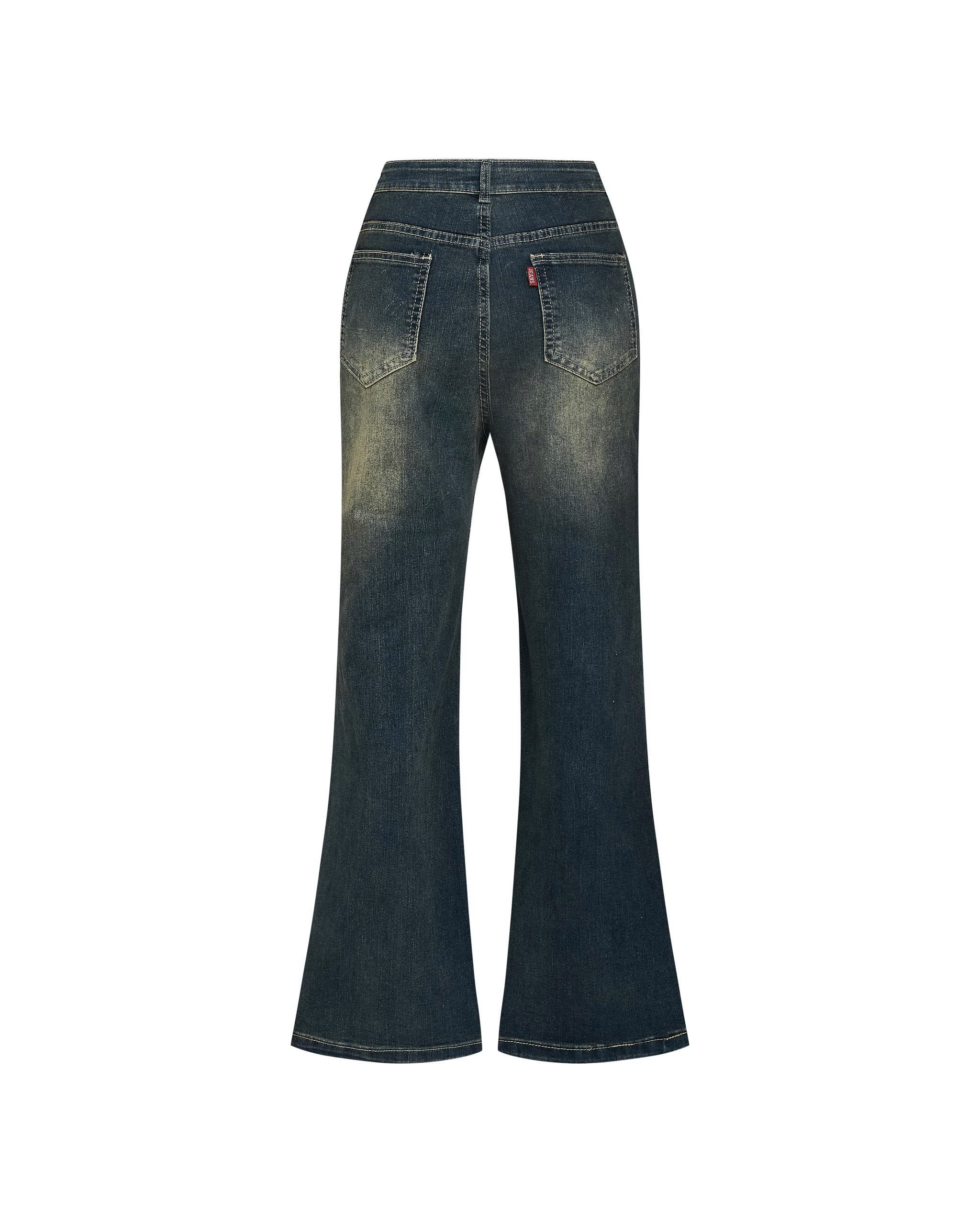 BIGSIZE NỮ- Quần jean ống loe cho nàng béo từ 55-90kg V-QJ341