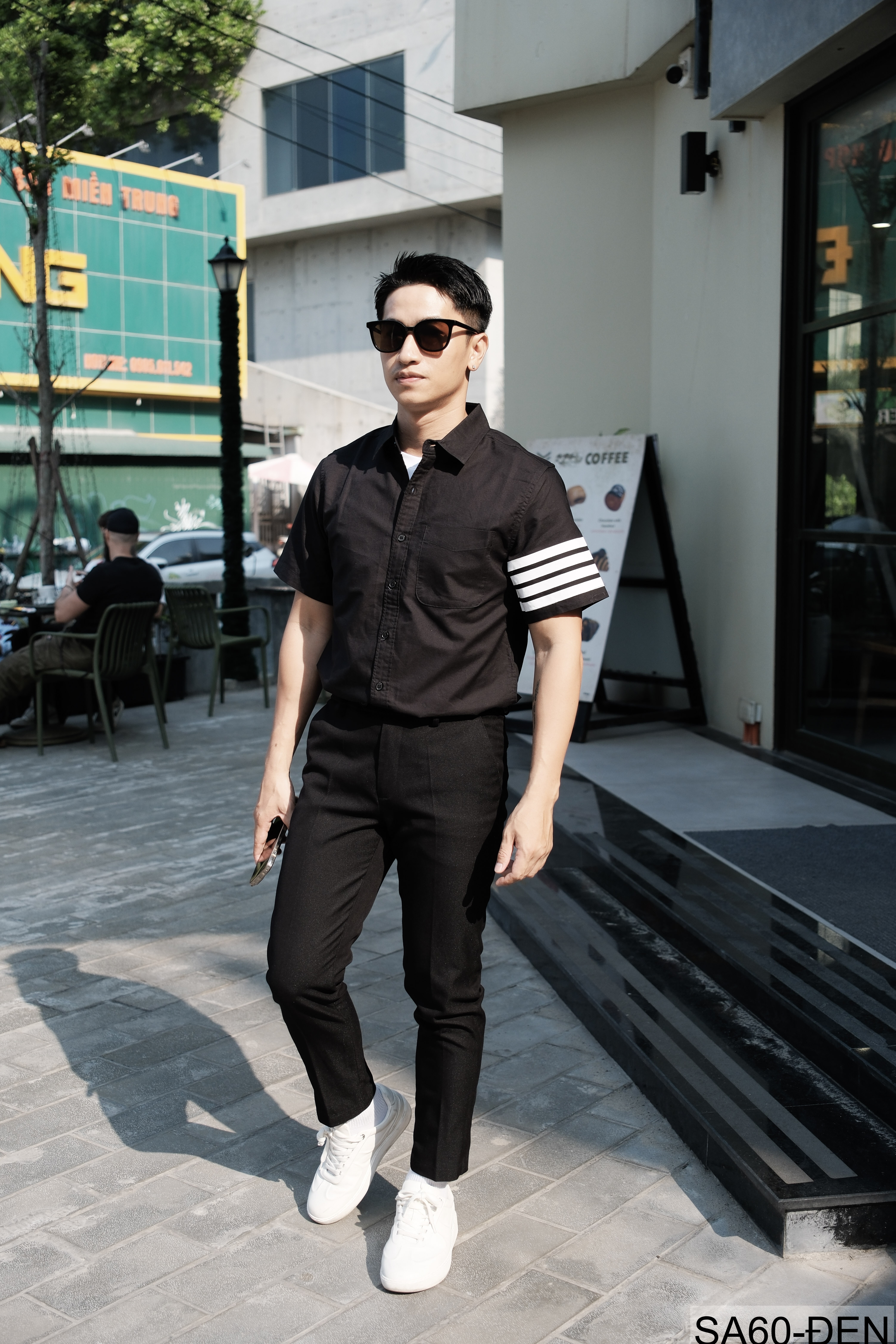 SA60 - Áo Sơ Mi Nam Tay Ngắn Phong Cách Nhật Bản Chất Cotton Thoáng Mát Đa Dụng_thumbnail_34