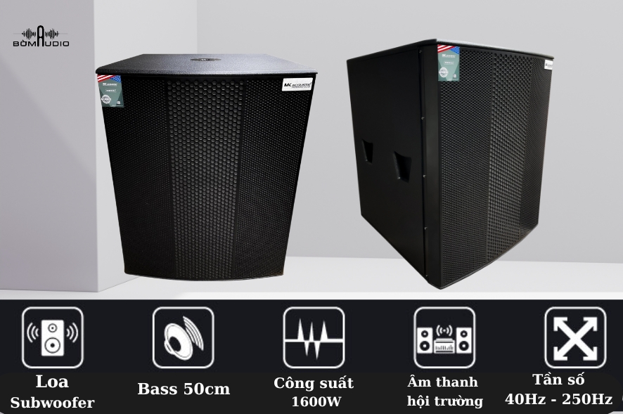 Đánh giá chất lượng loa sub MK Acoustic SK 118